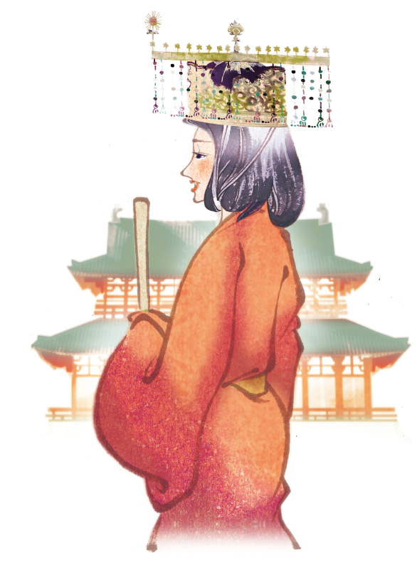 元明天皇イラスト